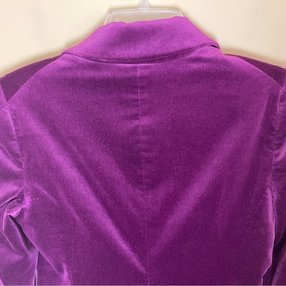 Theory Bobby Velvet Jacket in Adore Size 6 Stretch Old Money Quiet Luxury - Picture 4 of 11